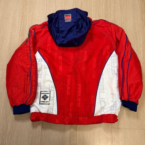 Vintage Fablice Red &White Jacket. - Picture 4 of 5